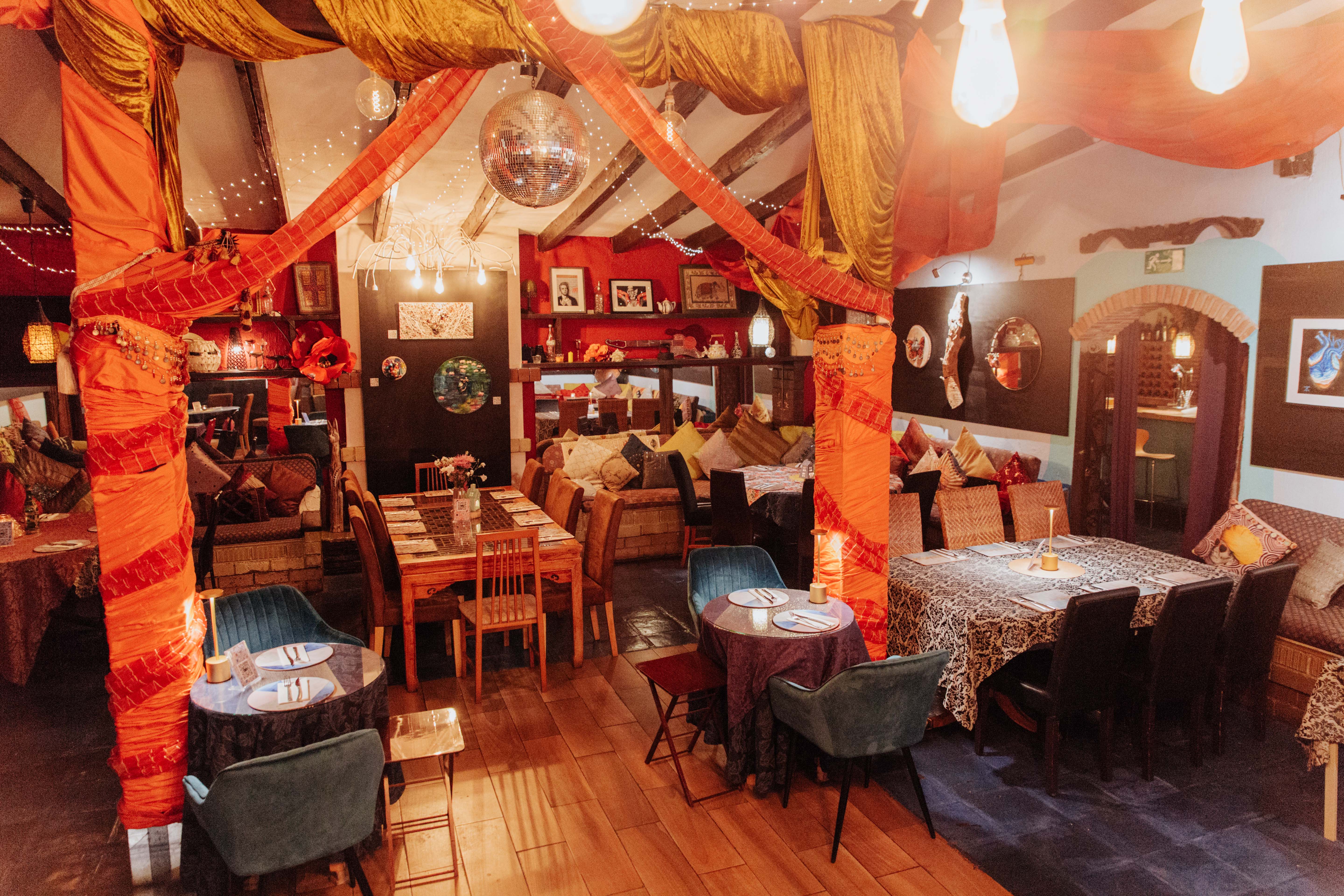 Dining room at La Finca